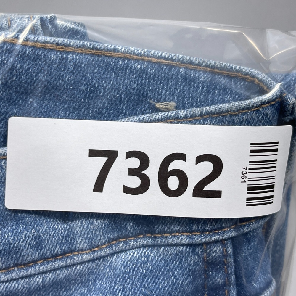 Madewell Jeans Women Size 23 10 High Rise Skinny Button Fly Blue Denim Minimal - Picture 12 of 12